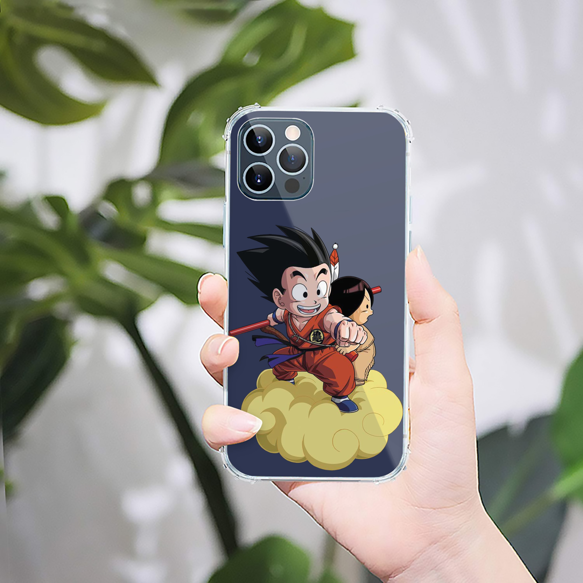 （画像用） ドラゴンボール 孫悟空（そん ごくう）Son Goku カカロット DRAGON BALL Kakarotto 【iPhone 12シリーズ対応】透明スマホケース（クリアソフトケース）